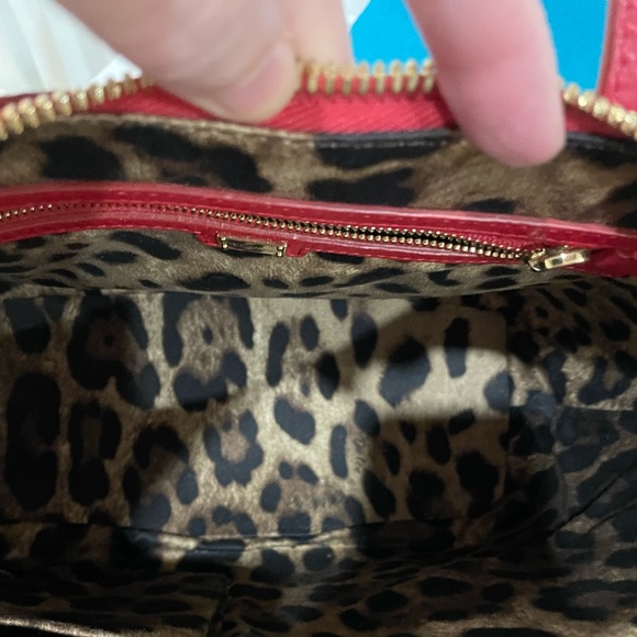 Dolce Gabbana "Miss Escape" red leather tote - Picture 7 of 7